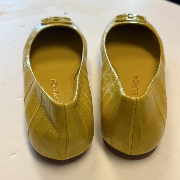 Tory Burch Yellow Flats - Picture 3 of 4